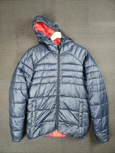 Core by Jack & Jones puffer jacket synthetic down medium hooded warm coat nylon - Picture 1 of 11