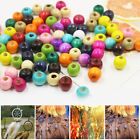 Colorful Wood Beads For Dreamcatcher Accessories 100pcs Diy Craft Supplies