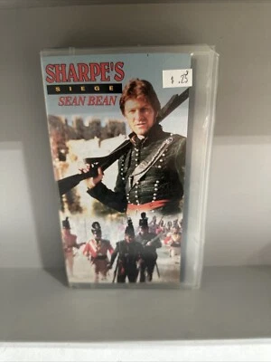 VHS Sharpes Siege (BFS Video, 1996) NTSC War Drama Sean Bean See My Other VHS - Image 1 of 2