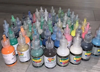 Scribbles Assorted 3D Fabric Craft Paints Lot of 49 ! - Image 1 of 2
