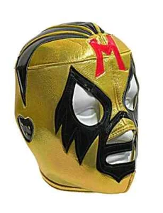 MIL MASCARAS (pro-fit) Adult Lucha Libre Mexican Wrestling Mask - Yellow