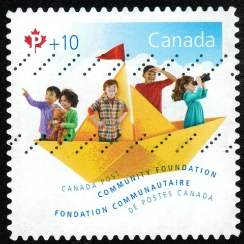 Canada sc#B21 Community Fondation 2014, Unit from Booklet Bk, Used Cover