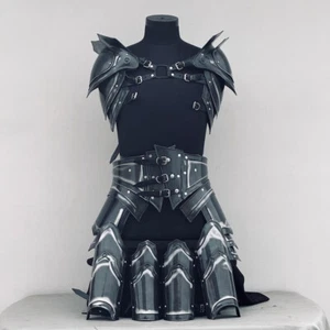 Mittelalter Ritter Stahl Dame Cosplay Halbkörper Rüstung Anzug | Fantasy weibliche Rüstung. - Bild 1 von 9