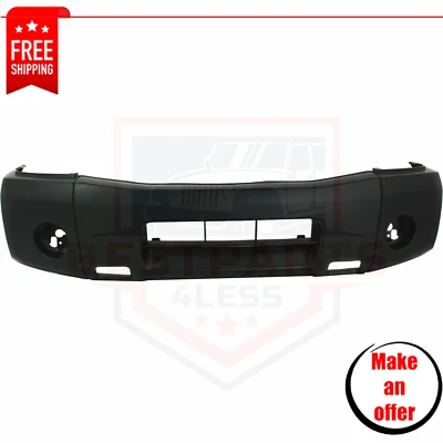 Front Bumper Cover, Primed, NI1000237, 620227S020 for 2004-2015 Nissan Titan Foto 1 de 4