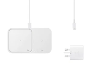 Original Samsung 15W Wireless Charger Duo Pad P5400 w/ UK Plug,Brand New, Seal - Picture 1 of 7