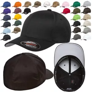 FLEXFIT Classic ORIGINAL 6-Panel Fitted Baseball Cap MÜTZE S/M L/XL XXL Großhandel! - Bild 1 von 37
