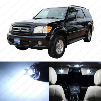 16 x белый светодиодный интерьер фары пакет для 2001 - 2007 Toyota Sequoia + инструмент - Изображение 1 из 4