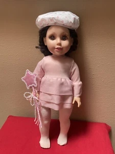 Creatology 18 Zoll Puppe mit Outfit und Zauberstab. Augen öffnen/schließen - Bild 1 von 8