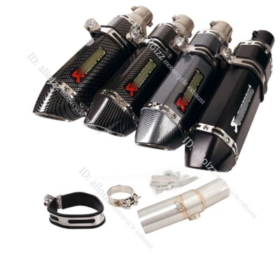 Silenciador tubo de escape de enlace medio 370 mm para Kawasaki ER6N ER6F ER650 EX650 2006-2011 Foto 1 de 4