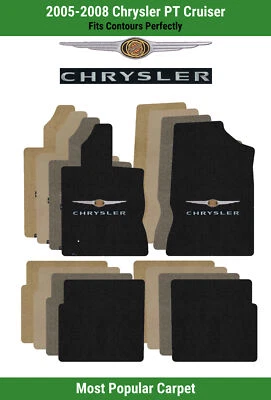 Lloyd Ultimat Front & Rear Mats for '05-08 PT Cruiser w/Chrysler w/ Wings 2 — 第 1/4 张图片