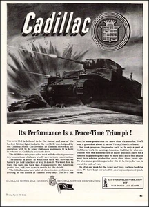 1943 Segunda Guerra Mundial Cadillac construye tanques ligeros M-5 Stuart arte, tanques ataque 090823 - Imagen 1 de 2