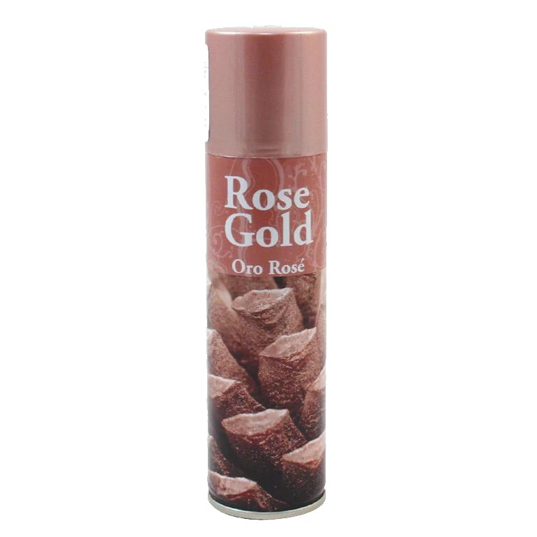 SOLCHIM Spray Decorativo Rose Gold 150 ml per Decorazioni Natale Composizioni Floreali