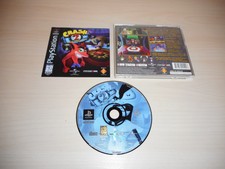 Crash Bandicoot 2 Ii Cortex Strikes Back Playstation Ps1 Game Disc & Case