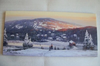 NUEVO Paul Landry Ltd. Edición Giclee Lienzo - "Nueva Inglaterra Invierno" #2/100 - GWS Foto 1 de 4