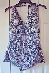 Traje de baño para damas negro talla 14 escapadas tropicales - Imagen 1 de 2