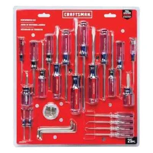 CRAFTSMAN 25-Piece Acetate Handle Assorted Screwdriver Set CMHT65046 - Picture 1 of 7