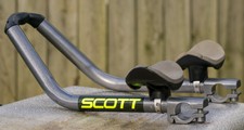 Scott Aero Bars Vintage Clip On Retro Time Trial Triathlon Race Bike Handlebar