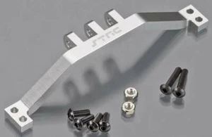 STRC Aluminum Rear Upper Link Mount Bracket Silver SCX10 STA80043S - Picture 1 of 1