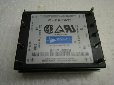 DC-DC  CONVERTER VICOR VI-J10-IX/F1 - Image 1 of 4