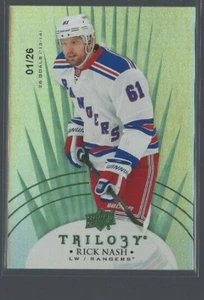 2014-15 Upper Deck Trilogy Radiant Green #26 Rick Nash 01/26 - Picture 1 of 1