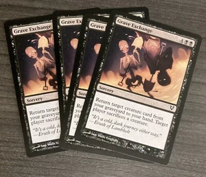 Grave Exchange (4) Avacyn restaurado casi nuevo Magic The Gathering - Imagen 1 de 1