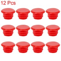 12pcs Cycling Bike Handlebar Bar Rubber End Plugs Caps Locking Grip Red