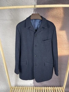 Givenchy Paris men made in France blue wool suit coat - Picture 1 of 17