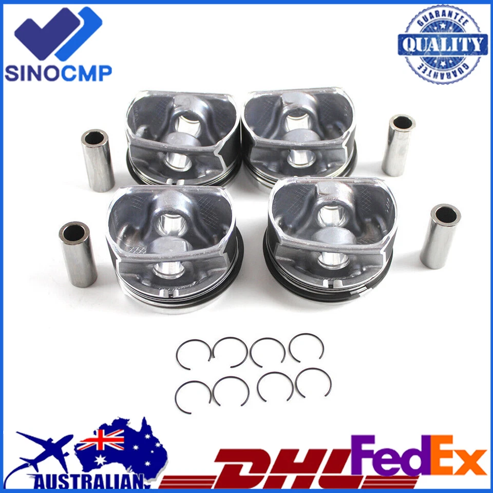 4Pcs Piston Rings Set 11257601181 For 2010-2016 MINI Cooper Countryman Paceman - Image 1 of 1