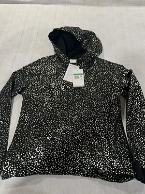 NUEVO CON ETIQUETAS Nike Sportswear Pullover Sudadera con Capucha Negro y Plateado Niña Talla XL Foto 1 de 4