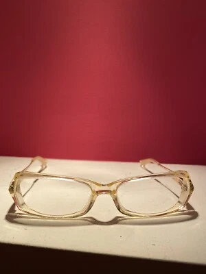 Monturas de gafas Paul Smith hechas en Japón transparentes con tallos dorados Foto 1 de 4