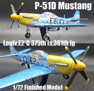 North American P-51D Mustang 375FS 361FG 1/72 finished aircraft plane easy model - Picture 1 of 7