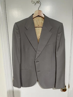 NWT $2,500 Gucci Wool Twill Formal Jacket In Grey Medium Size -  40 US / 50R EU - Image 1 of 4