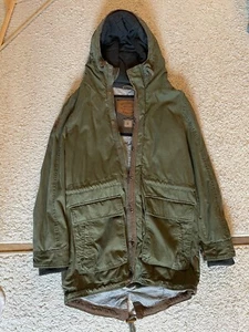 Naketano Parka Mantel lange Jacke olive grün leicht gefüttert men Gr. L - Bild 1 von 9
