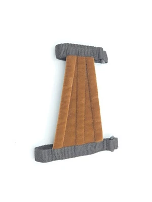 Archery Arm Guard- vel cro Strap brown Arm Guard 7" - Image 1 of 3
