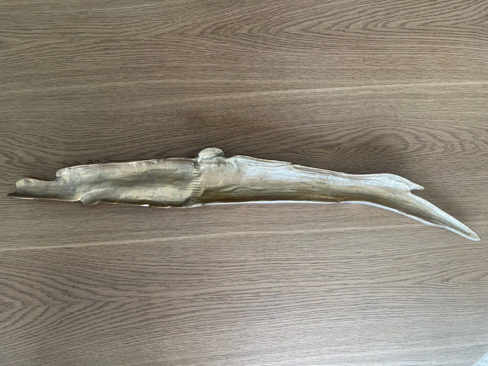 Decoración Kavana de The Import Collection - Bandeja de hojas Massena en dorado Foto 1 de 4