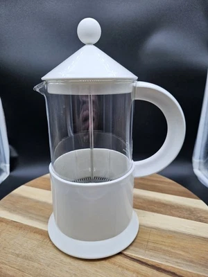 Кофеварка френч-пресс Bodum 32 унции/1 литр белая Carsten Jorgensen сделано в Швейцарии - Изображение 1 из 4