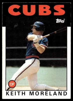 1986 Topps Keith Moreland Chicago Cubs #266 - Image 1 of 2