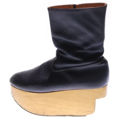 BOTAS Vivienne Westwood Rockin Horse de cuero negras para mujer usadas 0f52f6cf03e78dffb Foto 1 de 4