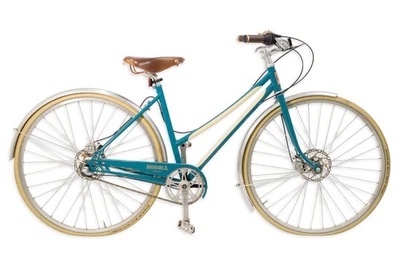 Bicicleta de ciudad Shinola Bixby para mujer verde azulado y blanco 2016 Foto 1 de 4
