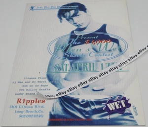 Ripples Drag Gay Bar Long Beach California Postcard / Flyer - Picture 1 of 2