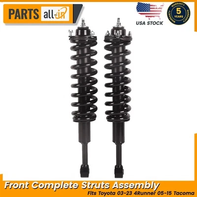 Pair Front Struts for Toyota 2003-2023 4Runner 05-15 Tacoma 07- 14 FJ Cruiser Foto 1 de 4