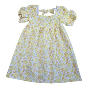 Janie And Jack Floral Textured Ruffle Sundress Dress Size 8 - Picture 1 of 7