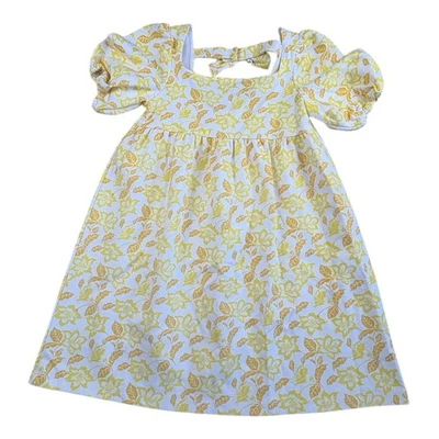 Janie And Jack Floral Textured Ruffle Sundress Dress Size 8 - Image 1 of 4