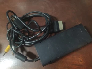 Genuine Microsoft Xbox  360 AC + AV Power Supply Adapter Brick CPA09-010A OEM - Picture 1 of 5