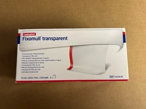Fixomull transparent Folienverband 15 cm x 10 m Tattoo Folie Duschfolie - Bild 1 von 1