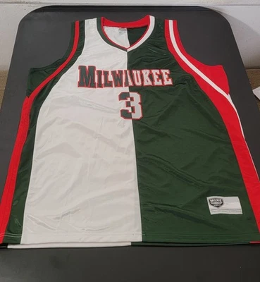 Camiseta deportiva personalizada XL Milwaukee Bucks Brandon Jennings Foto 1 de 4