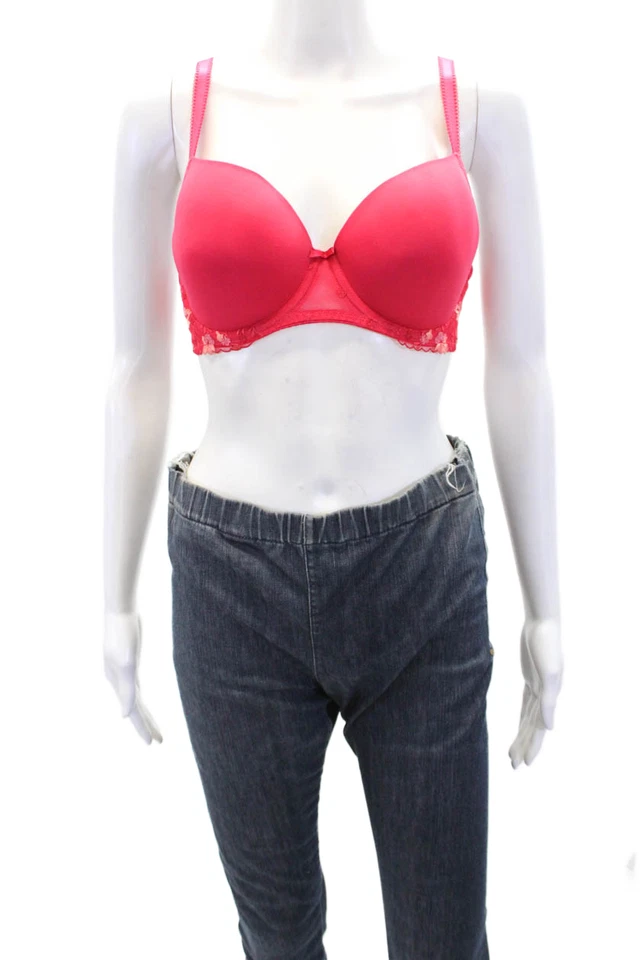 Sujetador Freya Mujer Gancho Trasero Malla Borde Con Aros Despertar Rosa Talla 34D Foto 1 de 4