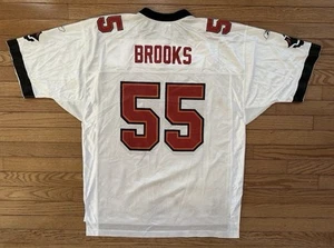 White Tampa Bay Buccaneers Reebok Jersey - Derrick Brooks - Men Large - Picture 1 of 7