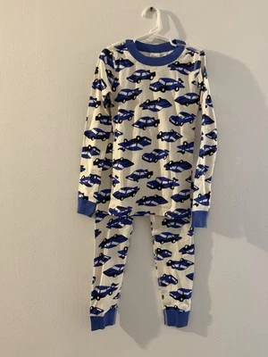 Pijama-coches Hanna Anderson para niños, azul/blanco, 8 Foto 1 de 2