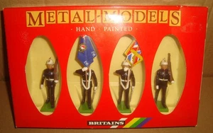 BRITAINS METAL-MODELS 7201 ROYAL MARINE COLOUR PARTY BRITAINS LTD 1986 - Picture 1 of 8